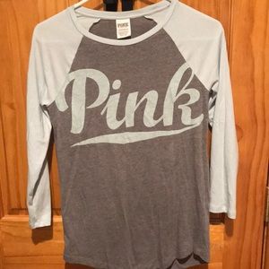 Pink Baseball Tee